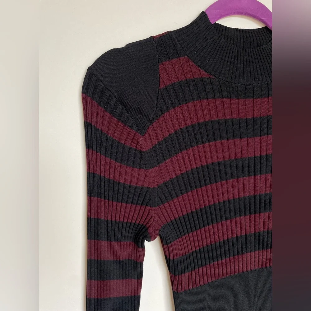 NY&C Gabrielle Union Ribbed Midi Dress - Medium - Picture 3 of 11